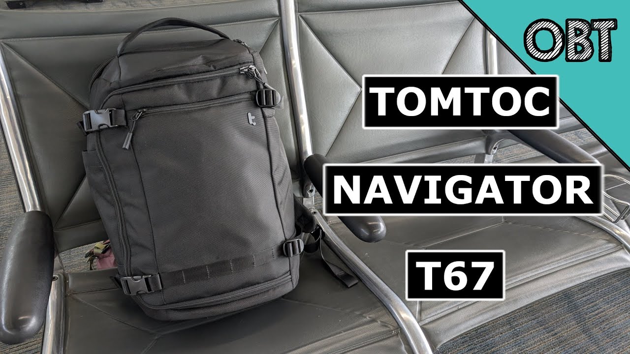 Tomtoc Navigator T67 Travel Laptop Backpack (Upgraded T66 Comparison)