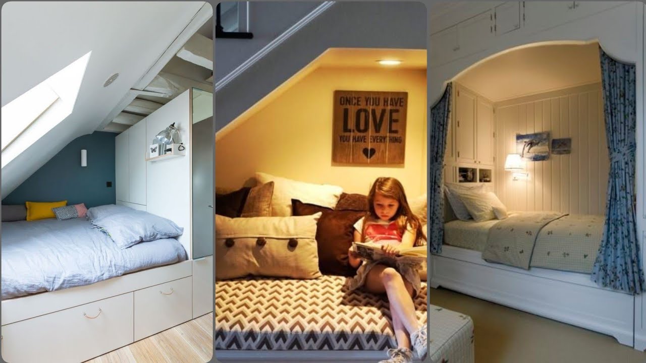 Amaizing and beautiful under stairs bedroom ideas