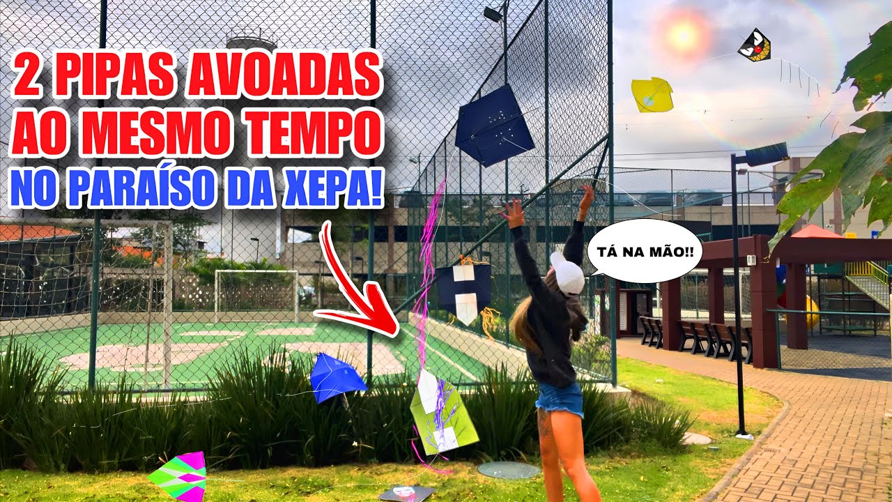 Resgatei 2 Pipões Avoados ao Mesmo Tempo no Paraíso da Xepa - Pipa Rústica Raiz no Quintal de Casa!