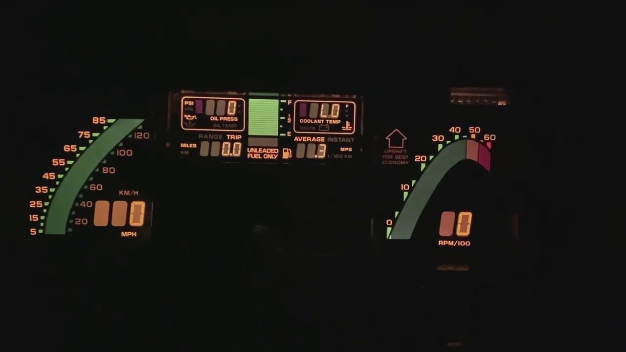 C4 Corvette digital dashboard demonstration