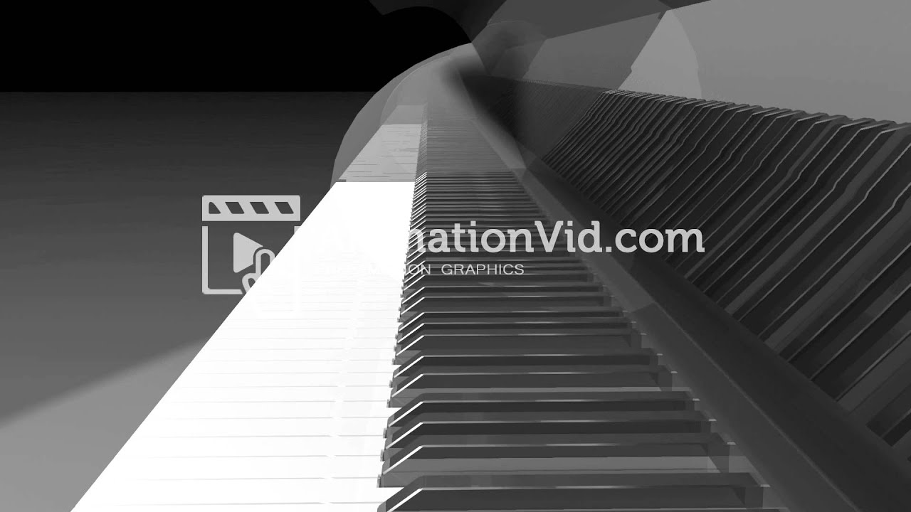 Pristine Piano Animation Video