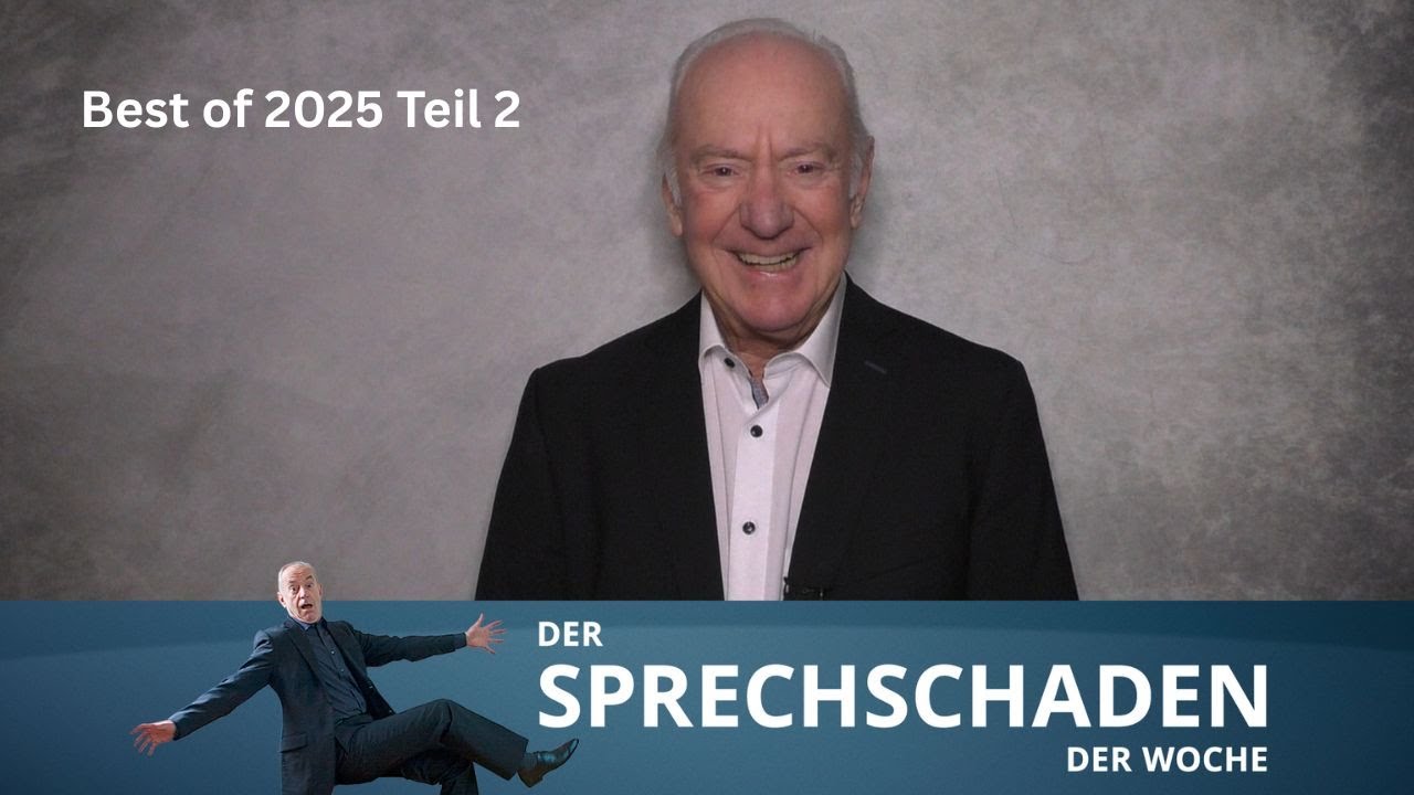 Der Sprechschaden der Woche, DSDW 119: Rhetorik: Pleiten, Pech und Pannen – Ein Best of 2025 Teil 2