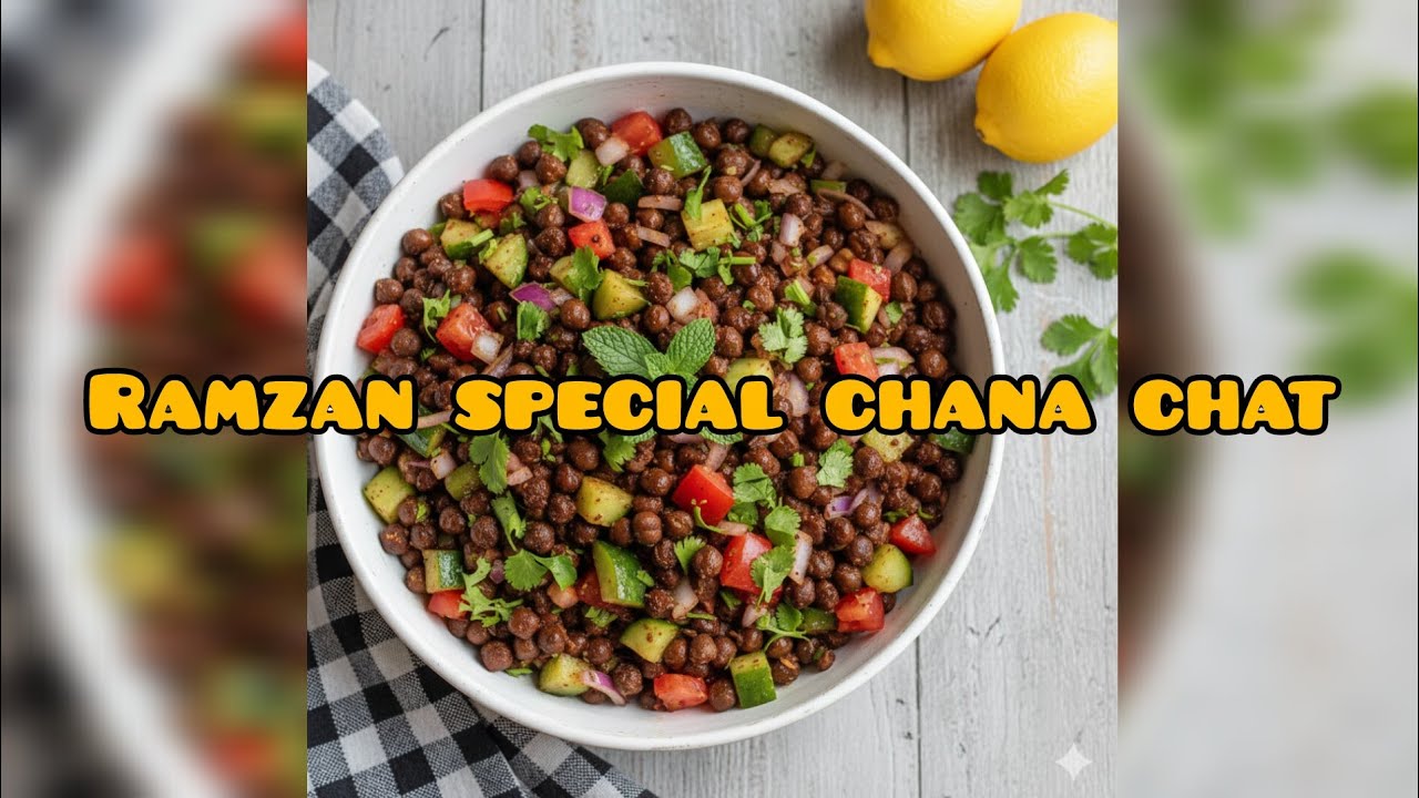 Ramzan special chatpati chana chat🍲 #viral#video #recipe#heathy 