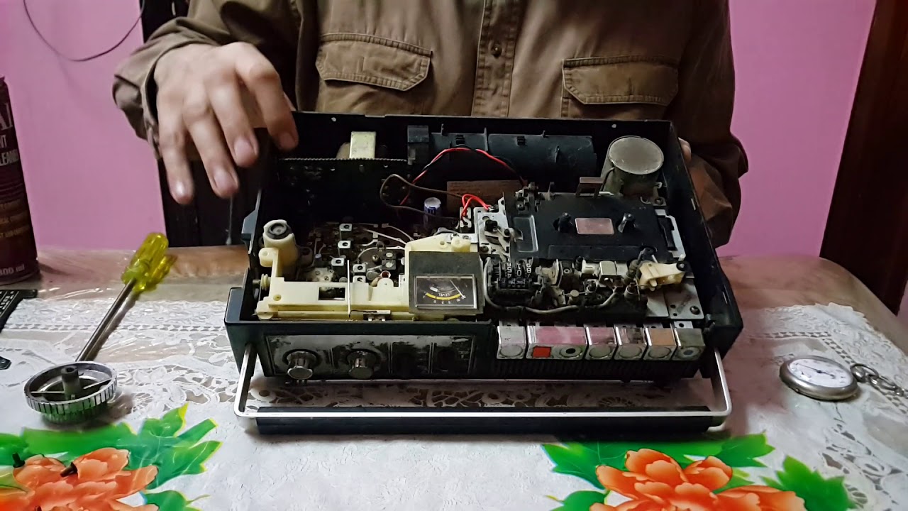 أصلاح راديو كاسيت ناشونال باناسونيك    repair national Panasonic. repair  Japanese radio. repair.