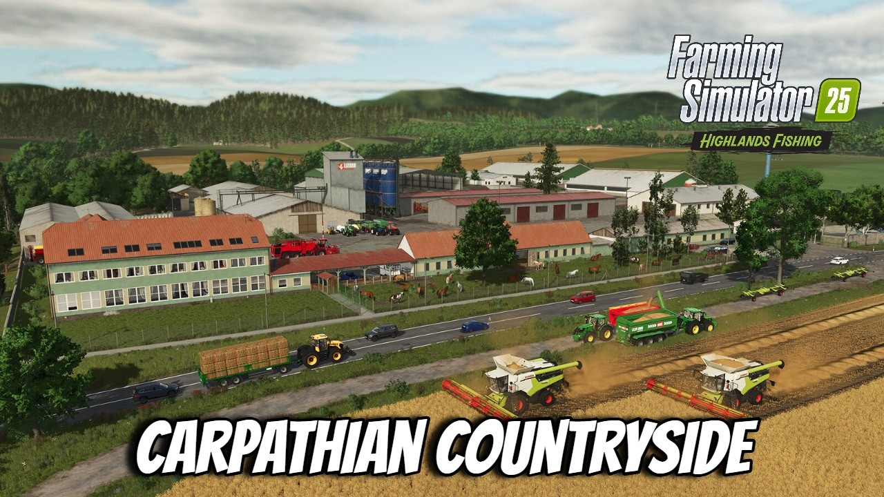 Carpathian Countryside Map Tour - Farming Simulator 25 FS25 XBOX