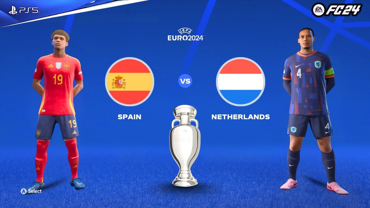 Spain vs Netherlands - UEFA Euro 2024 Group Stage | Full Highlights (EA FC 24)