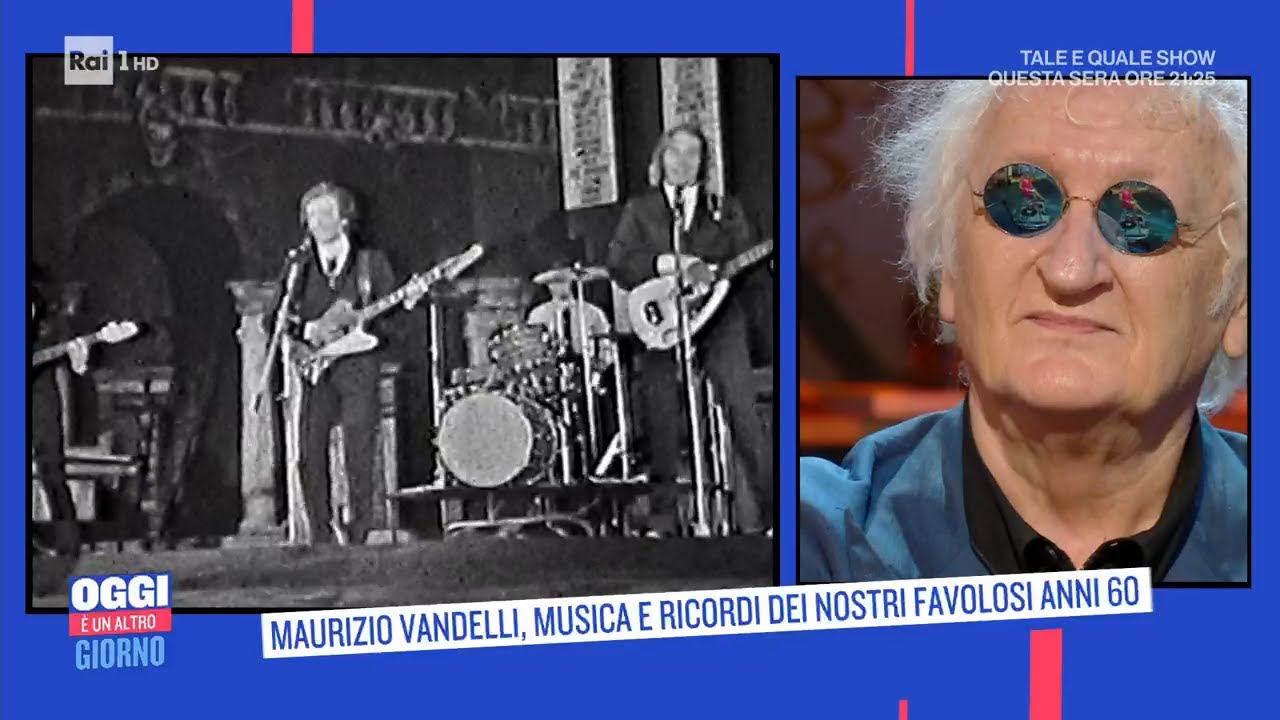 Maurizio Vandelli, musica e ricordi dei favolosi anni 60 - Oggi è un altro giorno 17/09/2021