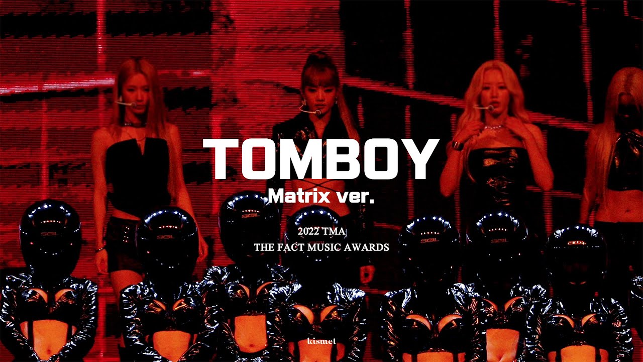 [4K] 221008 TMA 수상 & TOMBOY Matrix ver. (여자)아이들 민니 MINNIE 직캠