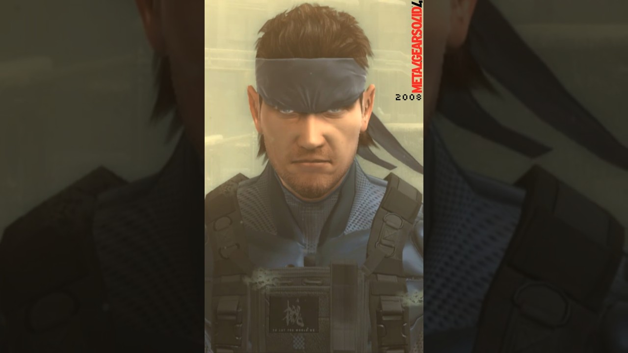 Solid Snake MG to MGS4 (1987-2008) Evolution - Metal Gear Solid