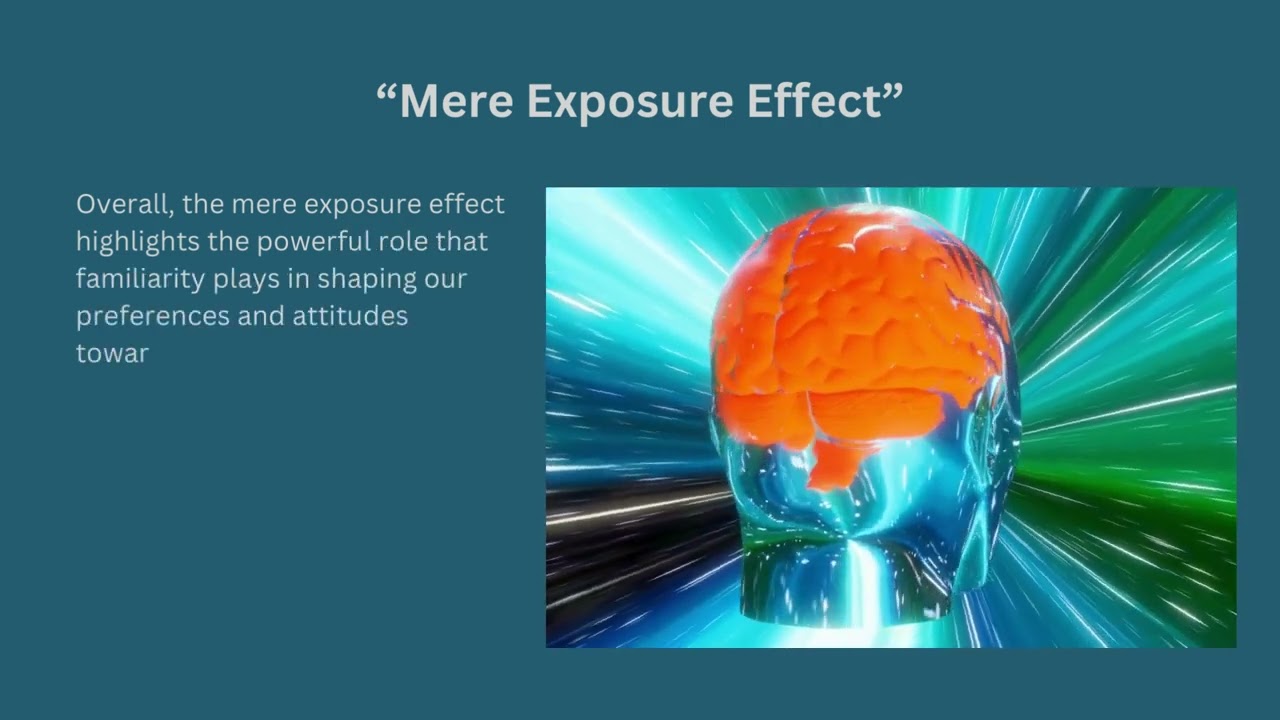 Mere Exposure Effect  - a psychological phenomenon | Psychology Knowledge