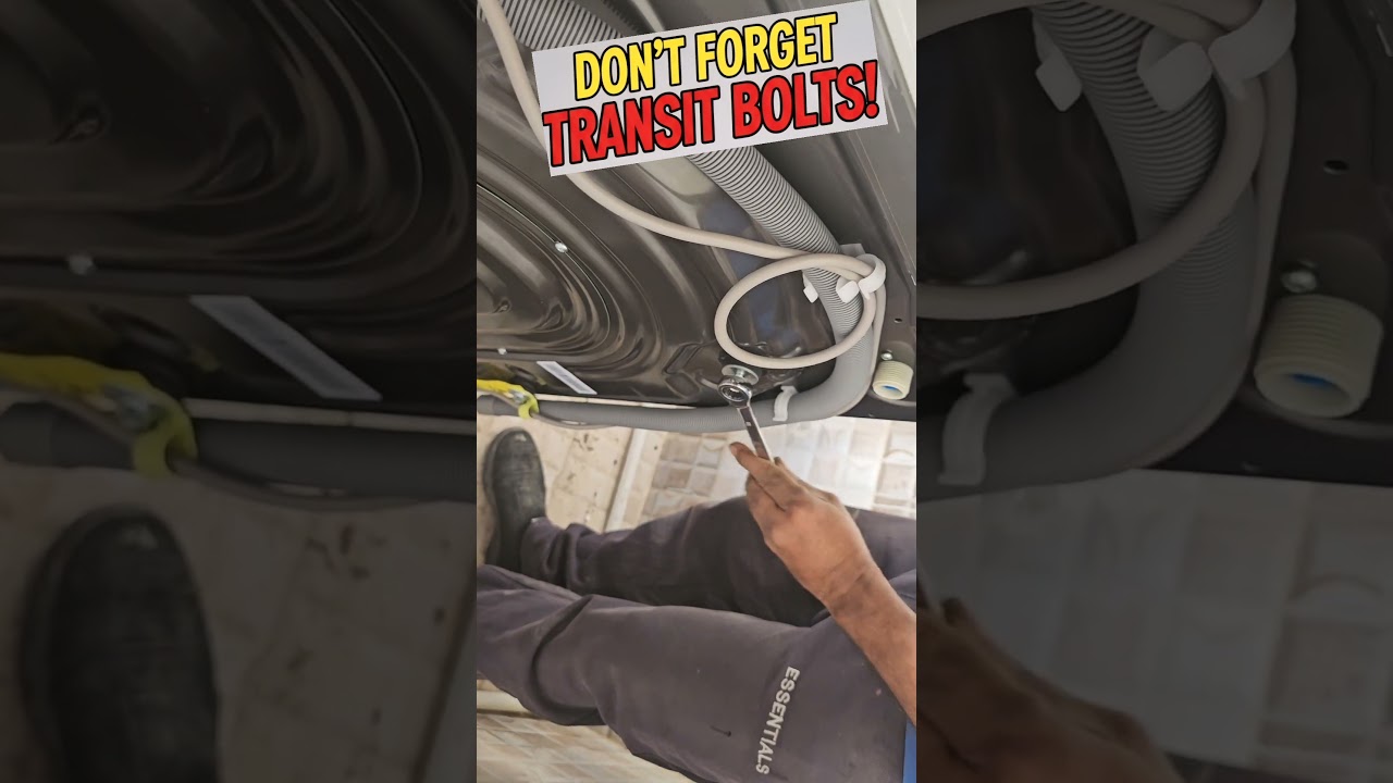 don't forget transit bolts remove from the washing machine.. #washingmachinerepair #washerrepair