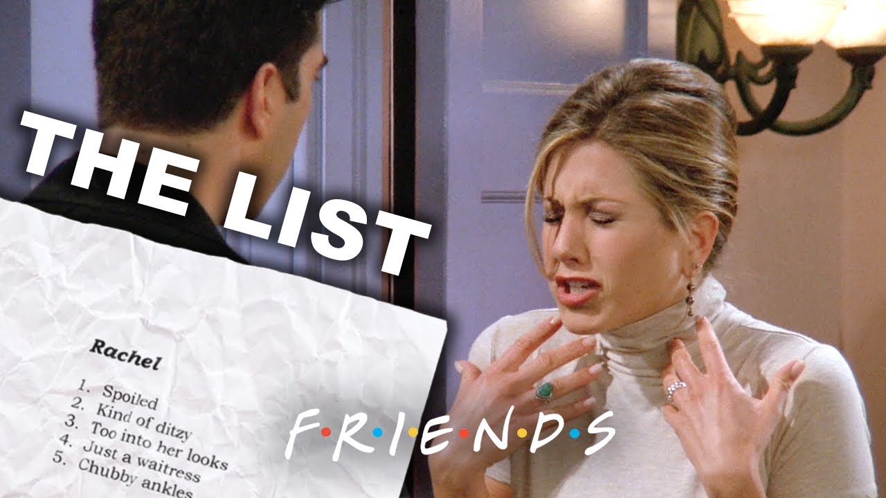 Rachel's Thoughts About the List | Friends