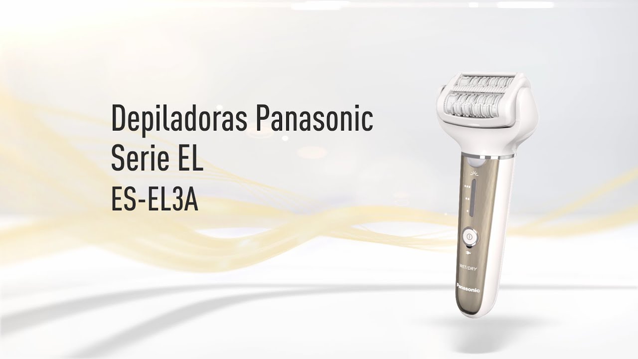 Depiladora en seco/húmedo de Panasonic. Vídeo de introducción de producto
