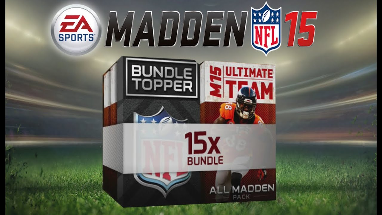 Madden 15 Ultimate Team - All Madden Bundle Pack Opening! 15 Packs! MUT 15