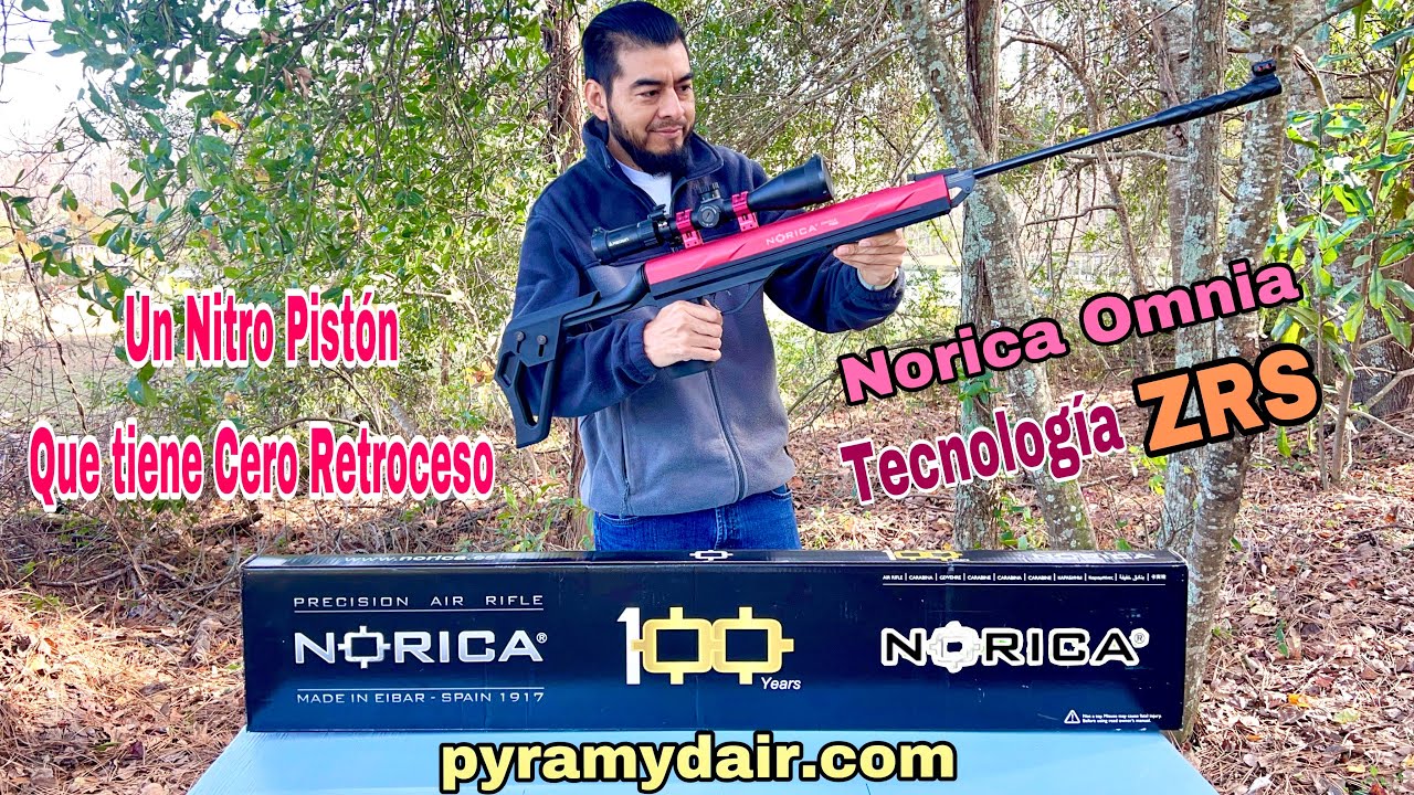 Norica Omnia ZRS Fire .22 Nitro Pistón Con Zero Retroceso #airrifles