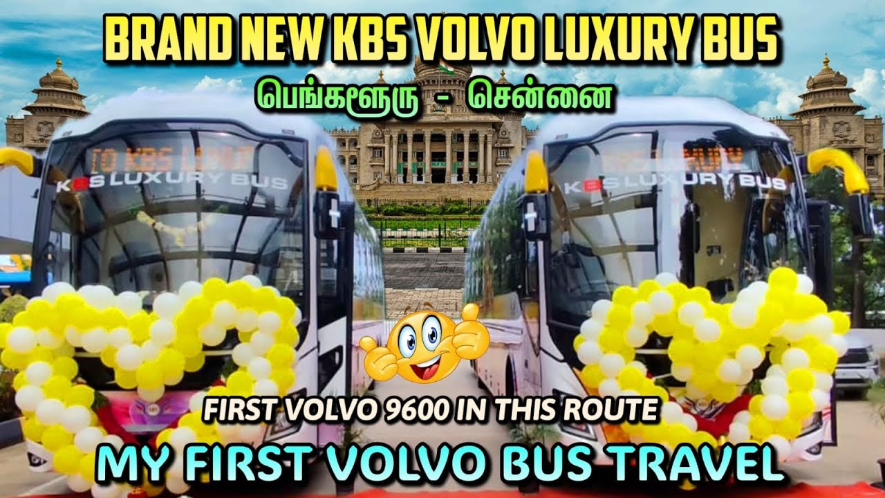 💢💥MY FIRST VOLVO BUS TRAVEL🤩KBS LUXURY BUS TRAVEL VLOG!! பெங்களூர் To சென்னை | First Time In Tamil🔥
