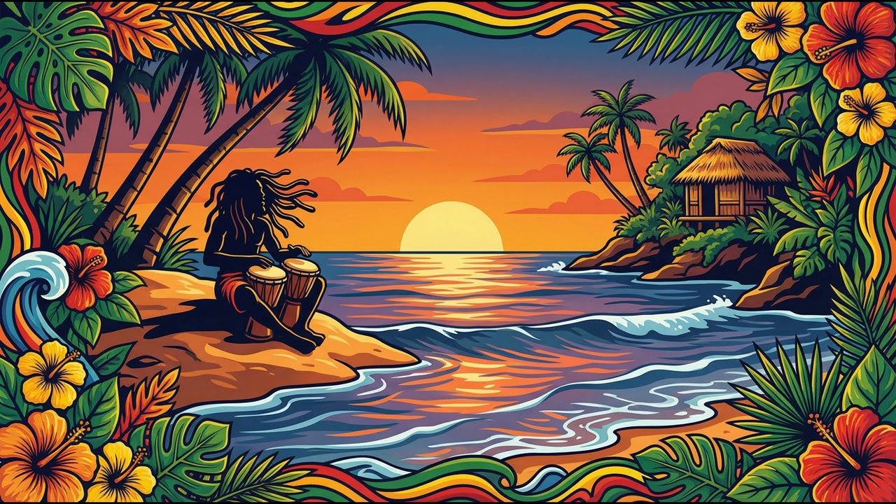 Tropical Reggae Beach Vibes 2026 ♫ Relaxing Island Music Mix | Sunset Reggae Songs for Chill Moments