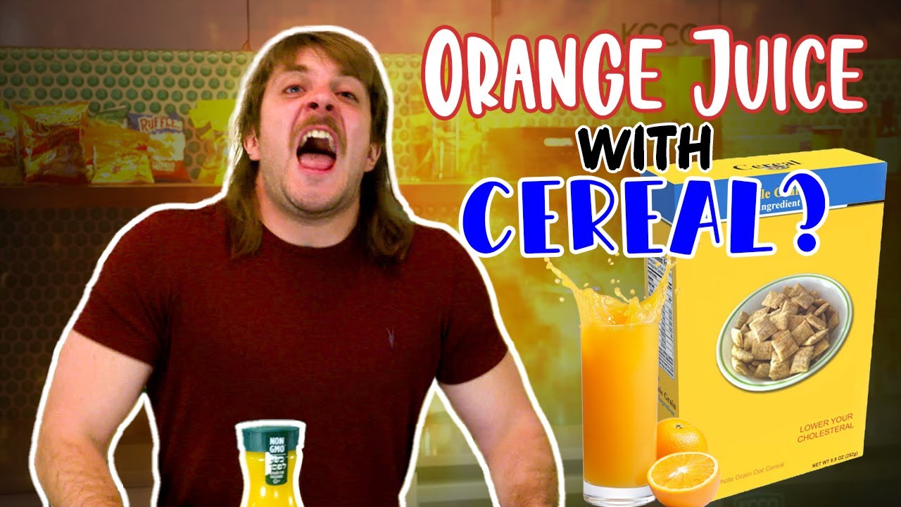We Tested the Viral Orange Juice + Cereal Combo