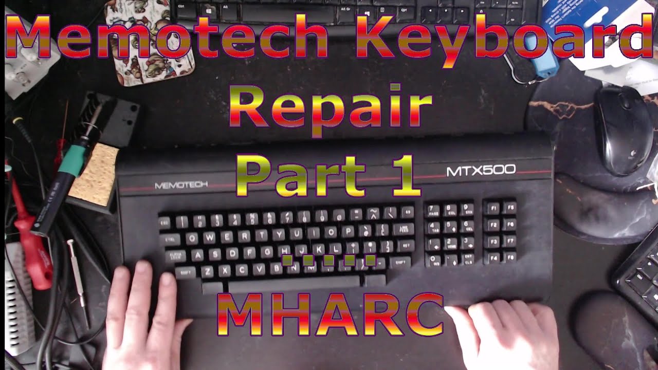 Memotech MTX500  Keyboard repair - Going down the rabbit hole - Part 1