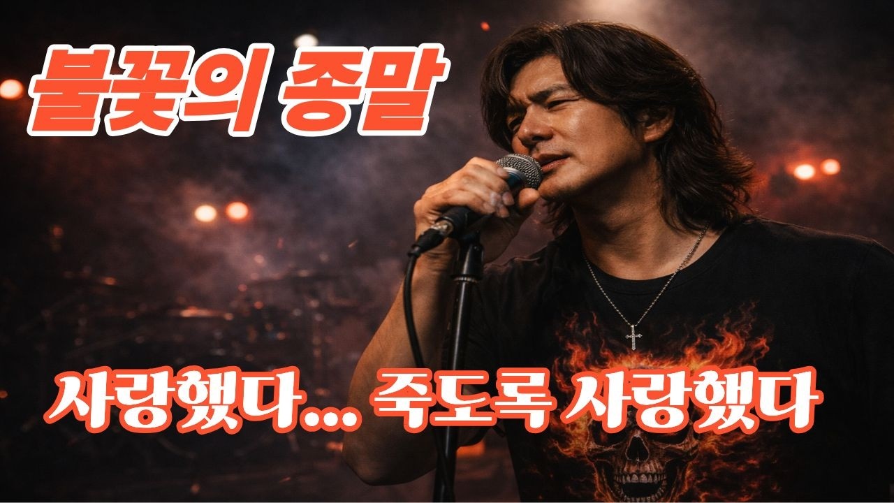 불꽃의종말 #파워발라드 #80년대락발라드 #처절한노래 #샤우팅 #추억의팝 #레트로감성 #SunoAI #락스피릿 #고음레전드 #PowerBallad #KoreanRock