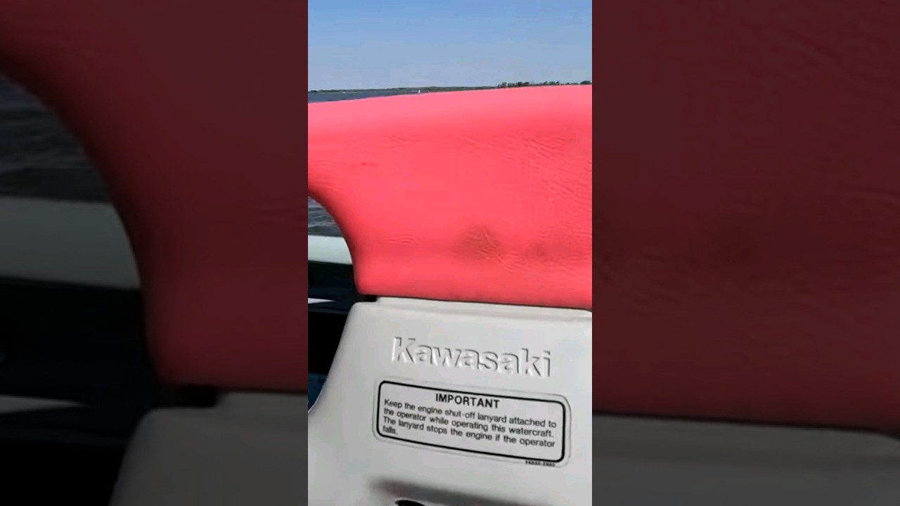 Kawasaki Sea Couch, anyone can drive when you slide the steering over. #Kawasaki #seacouch