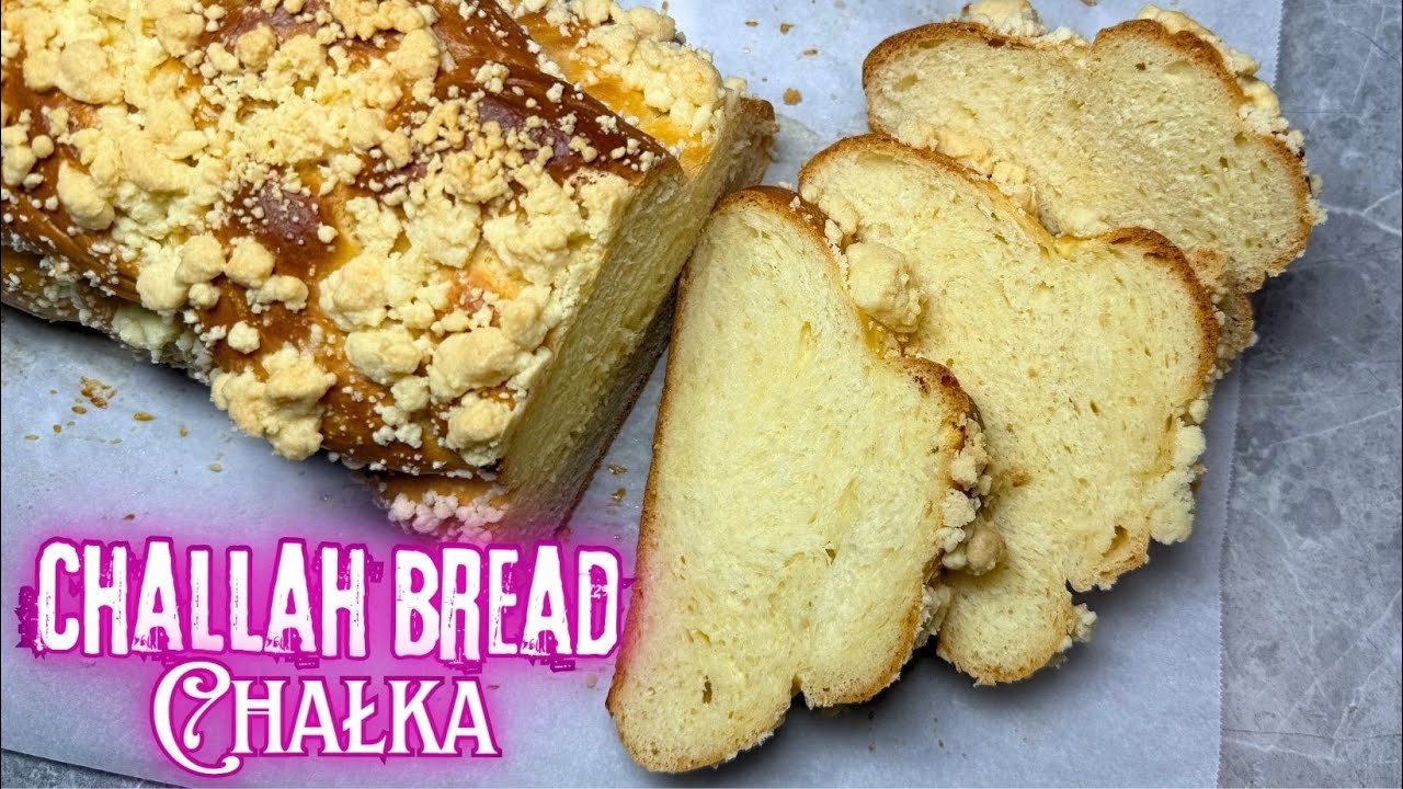 Best Homemade Challah Bread with Crumble | Polish Chałka Recipe 波蘭甜麵包Chałka 哈拉麵包｜經典酥粒表層