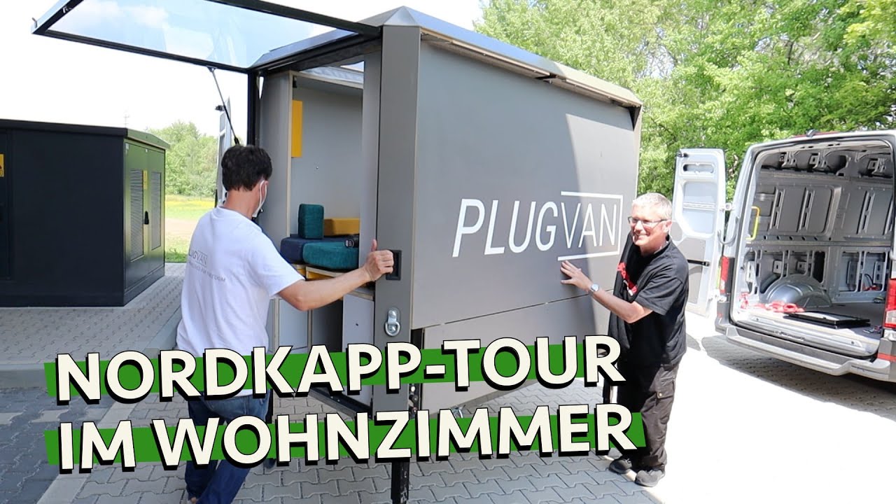 VW e-Crafter am Nordkapp: Clevere Camping-Idee von PlugVan verdoppelt Nutzfaktor von Transportern