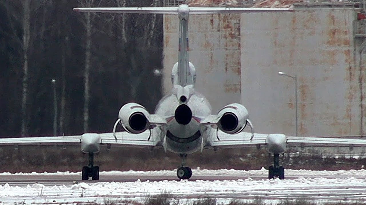 ✈Ту-154Б-2 - Капоты открыты, гонка двигателей + бонусы: Ту-134 и Ту-154М / Чкаловский 2020