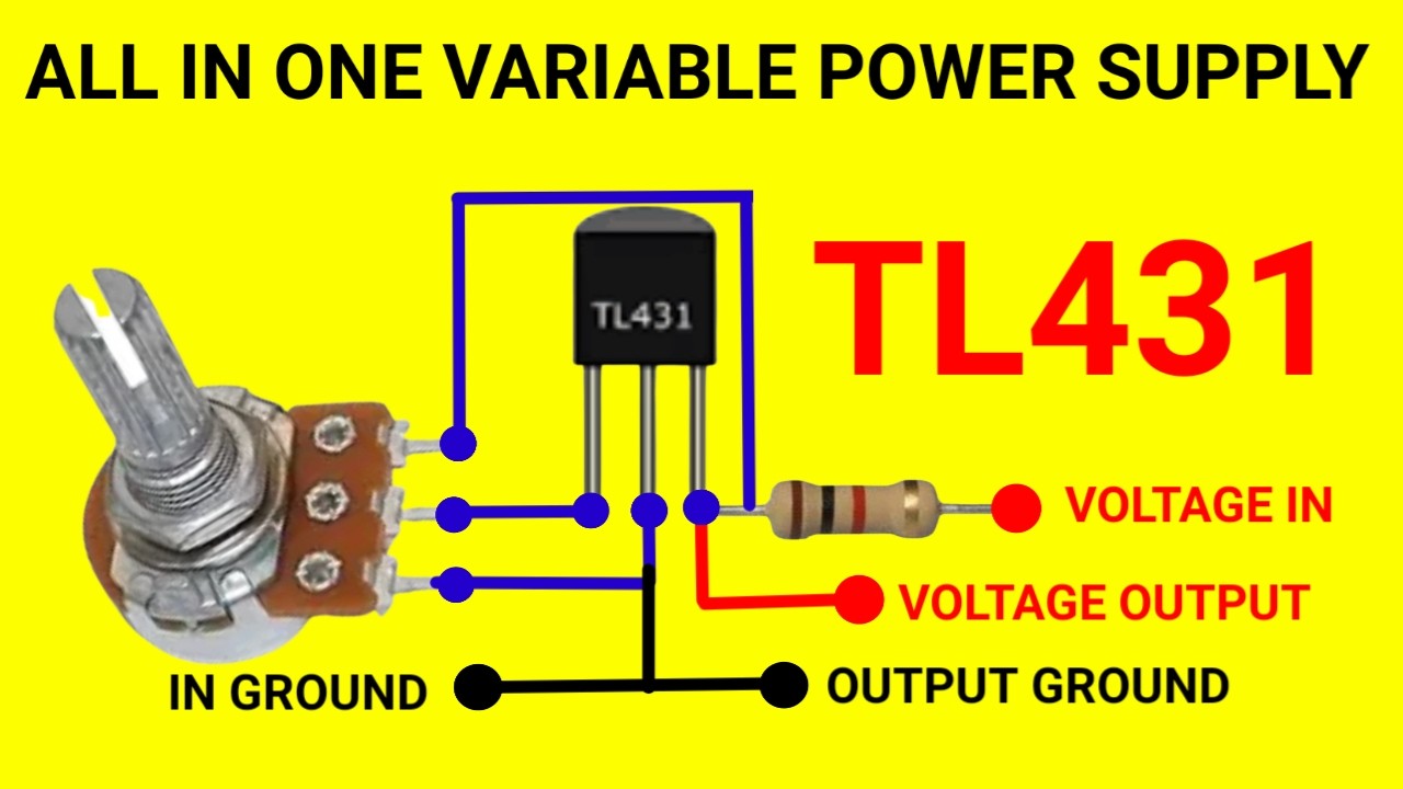 TL 431 Adjustable Zener Voltage Regulator Circuit 2025