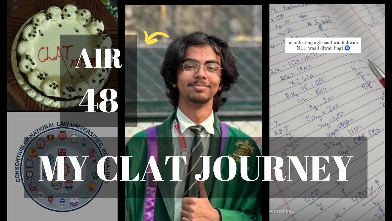 My CLAT Journey - Short Film Style! | AIR 48 | CLAT 2025 | CLAT 2026