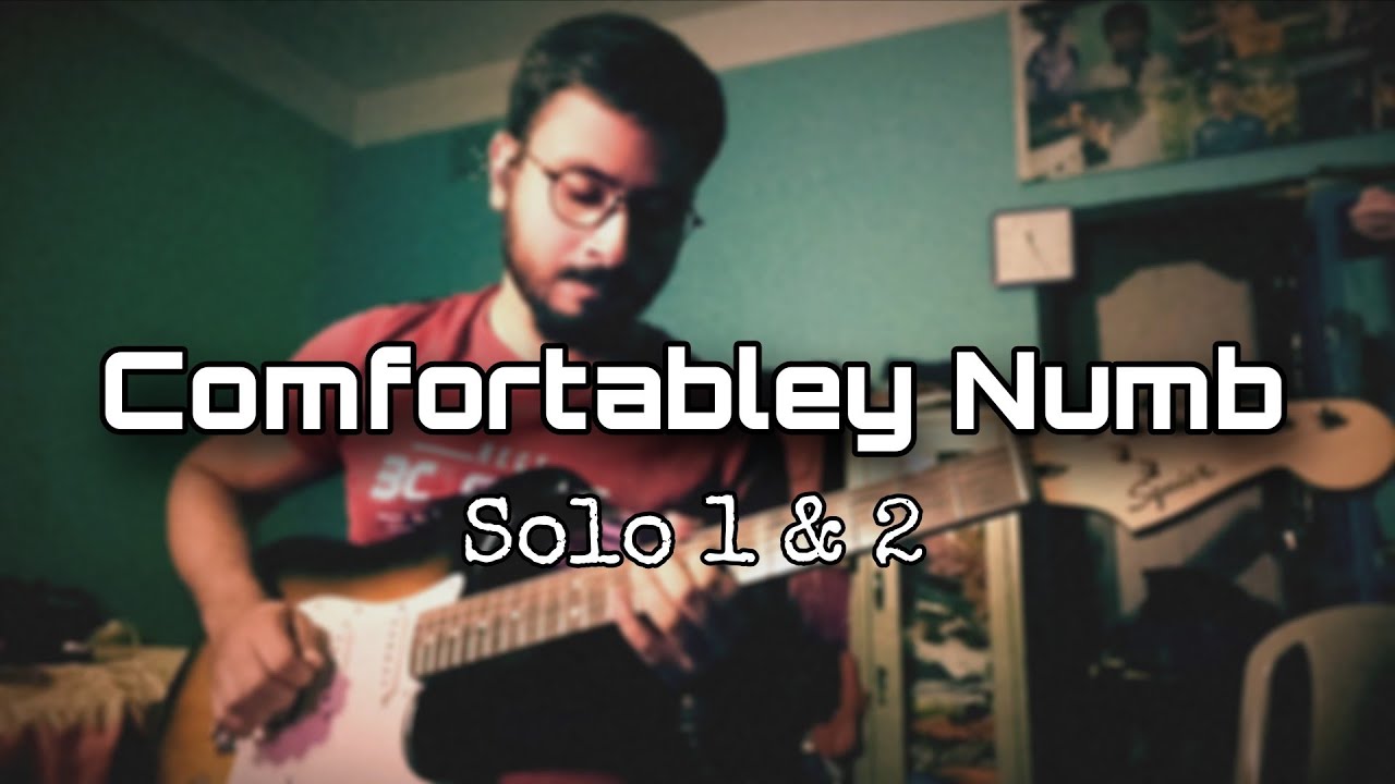 Comfortably Numb | Pink Floyd | Solo 1 and 2 | Electric guitar cover