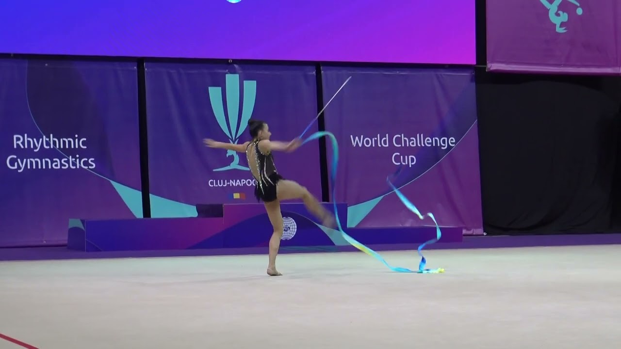 ARTIC Tamara CRO RIBBON FIG Rhythmic Gymnastics World Challenge Cup CLUJ NAPOCA