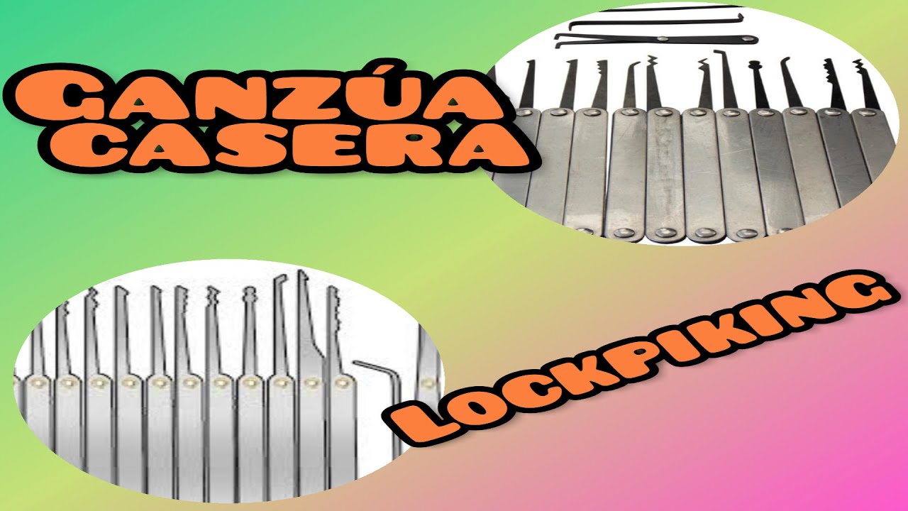 Fabricación de tensor y ganzúa. Parte 2 La ganzúa.