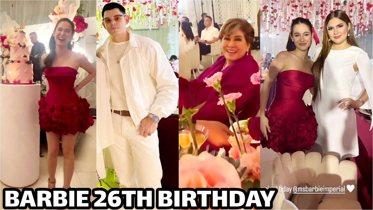 BARBIE IMPERIAL 26TH BIRTHDAY😍RICHARD GUTIERREZ ANABELLE RAMA SPOTTED SA PARTY