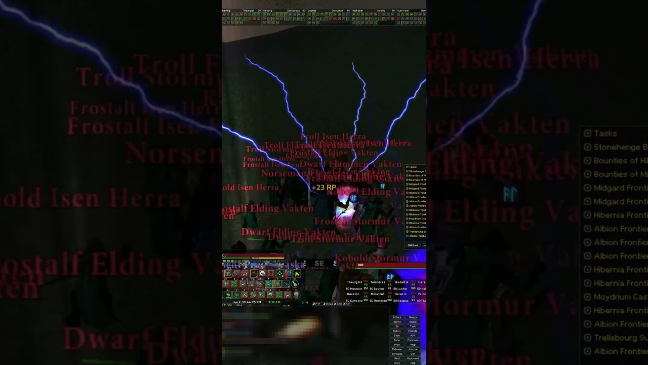 Fastest Bg Wipe Ever DAOC EDEN S3 #gaming #pvp  #eden #daoc #rvr