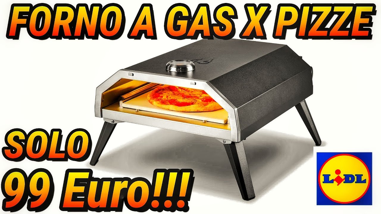 FORNO A GAS PER PIZZE DELLA LIDL A 99 EURO (PRIMA PARTE - UNBOXING E PRESA VISIONE)