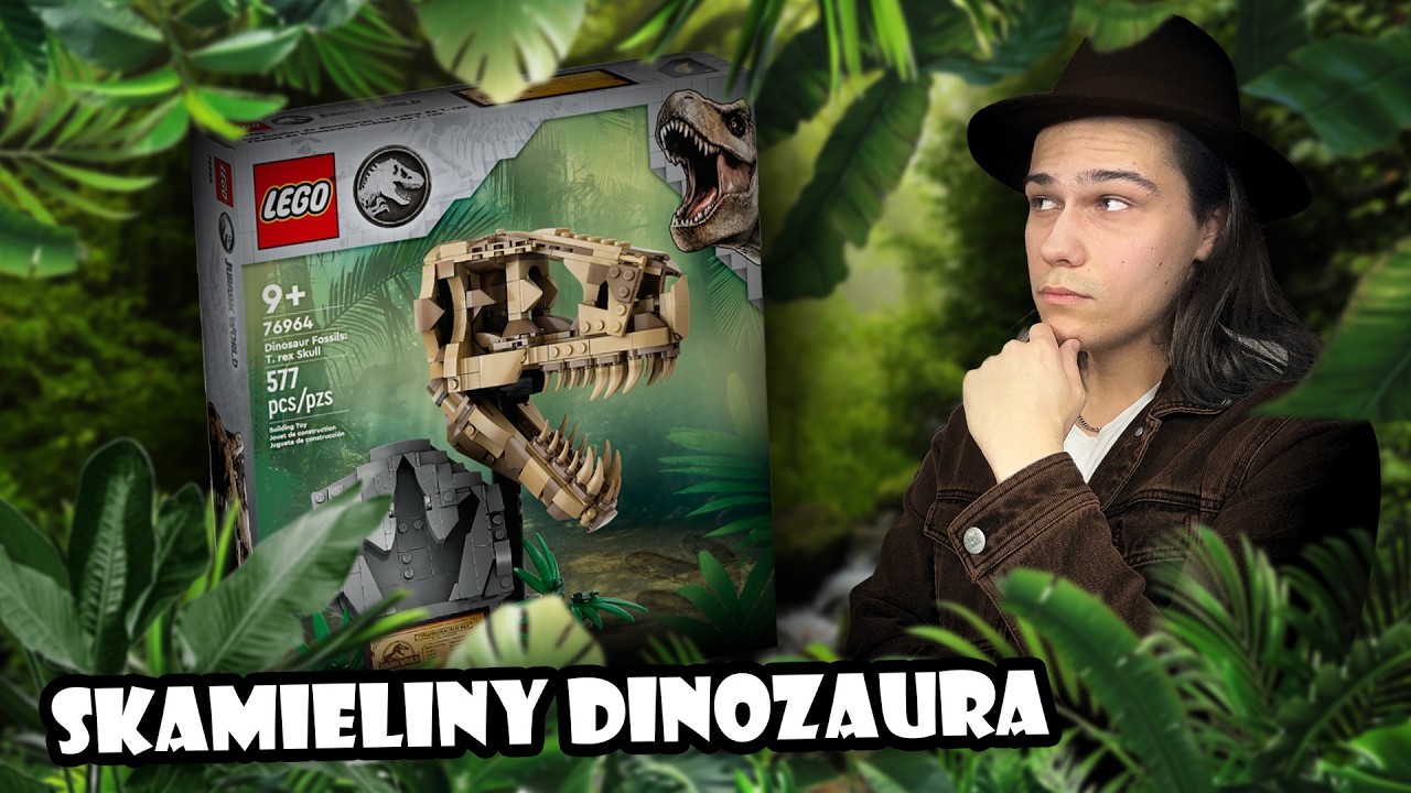 LEGO CZASZKA TYRANOZAURA 🦖 JURASSIC WORLD 76964 RECENZJA