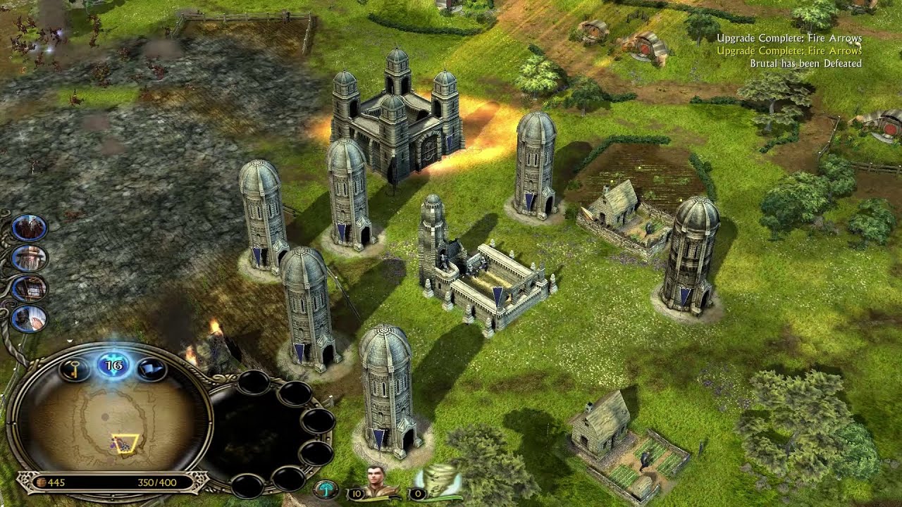 Defeating Brutal Mordor Bots in Shire - LOTR BFME 2