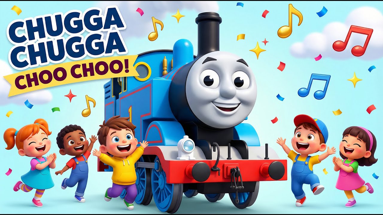 Train Choo Choo Song | Nursery Rhymes & Kids Songs #choochoo #trarin #kids #baby #fun