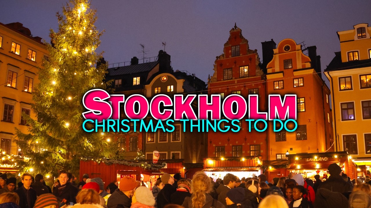 The Best Stockholm Christmas Markets & Best Things to do in December 🇸🇪