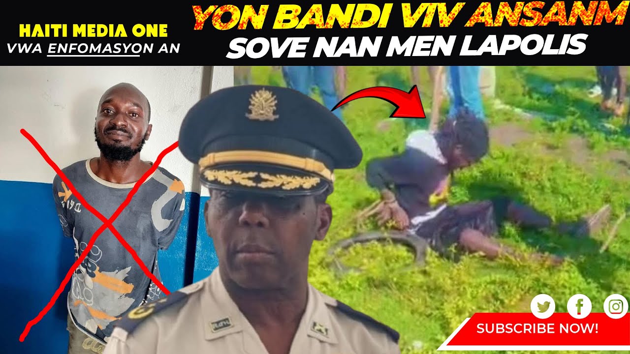 Lapolis Rive Nan Tokyo Deptcha baz La Gen Yon Gang Ki Sove Nan Men Lapolis, Yon Bandi Pran Bwa Kale