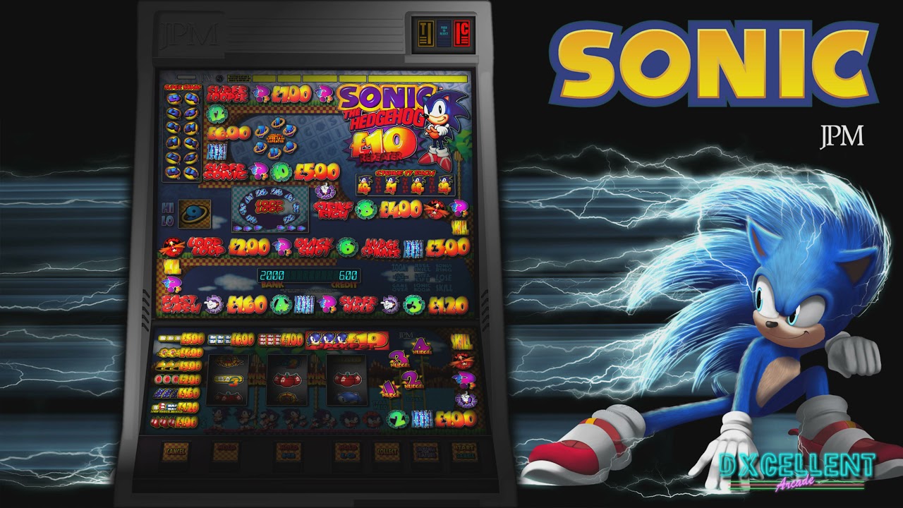 Sonic the Hedgehog - &pound;10 Jackpot - JPM - By Dave Pook