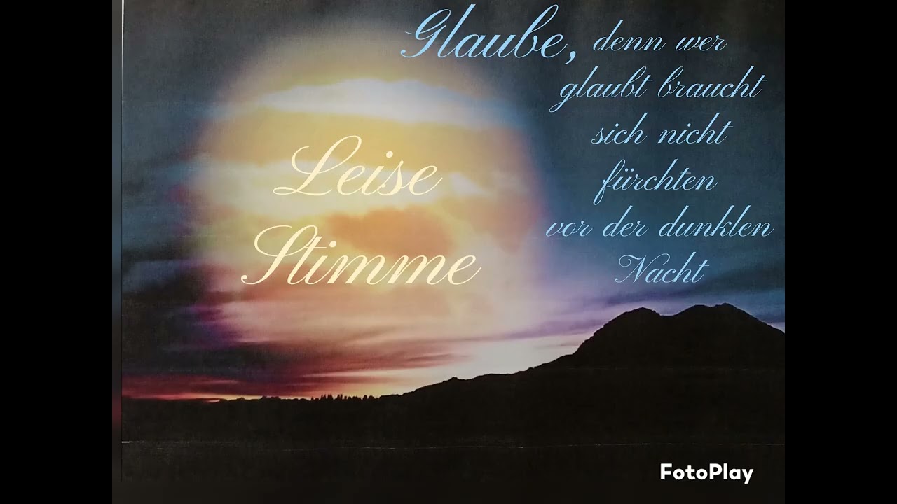 Leise Stimme
