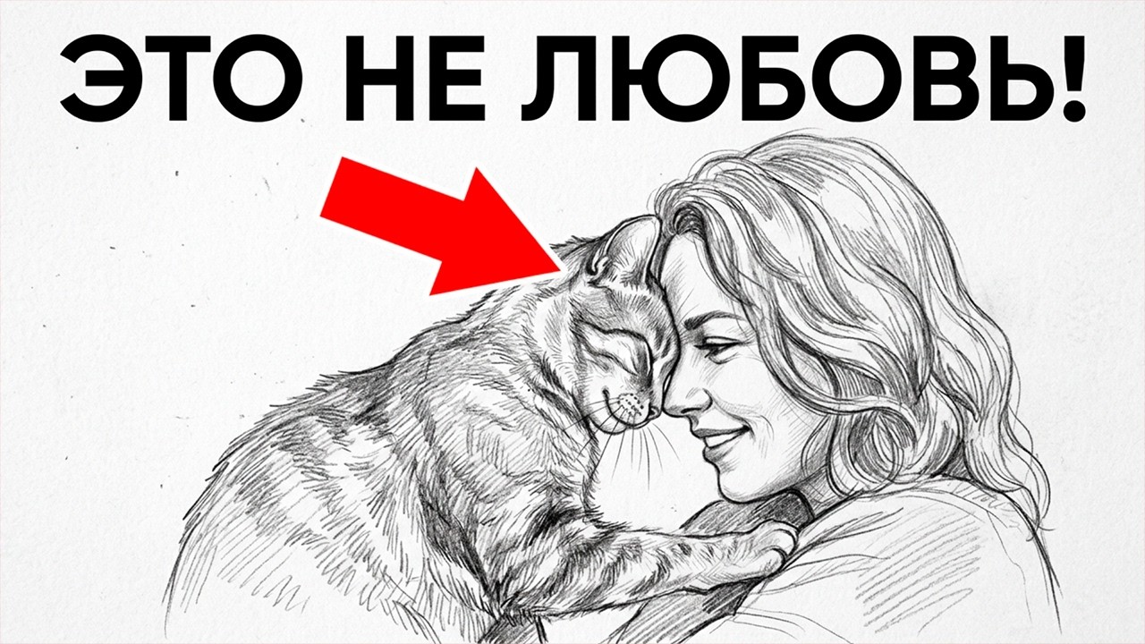 Если Ваша КОШКА Трётся Головой О Вас, ВОТ ЧТО ЭТО ЗНАЧИТ!
