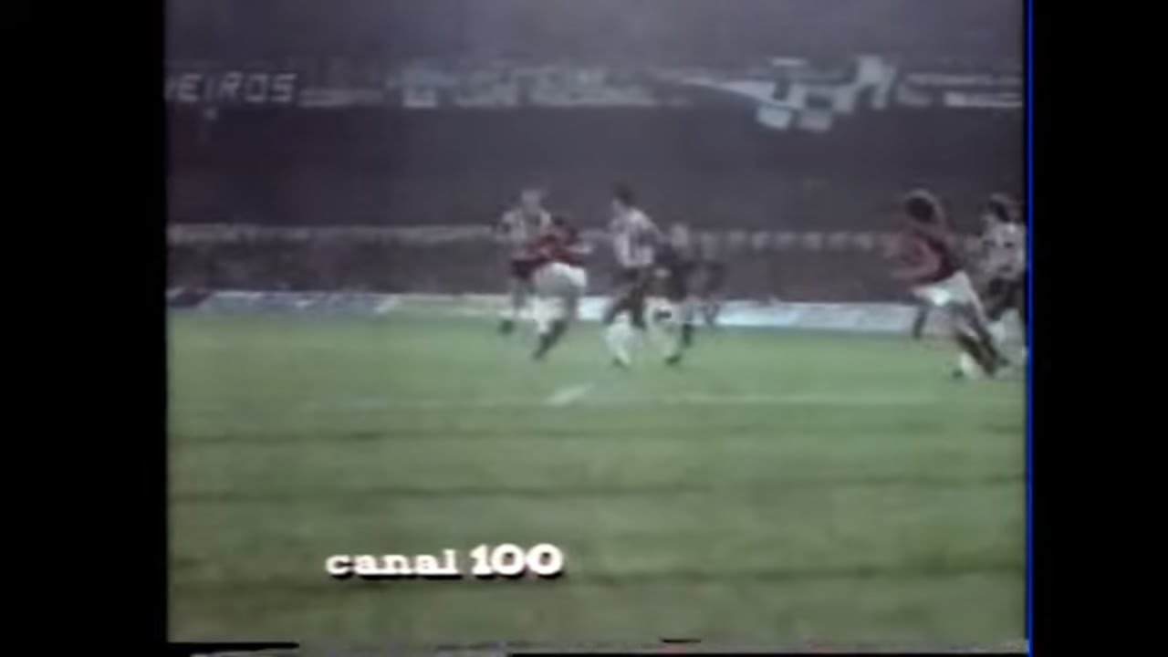 Canal 100 - Atl&eacute;tico MG 1 x 0 Flamengo - 1980 - 1 jogo Final Camp brasileiro