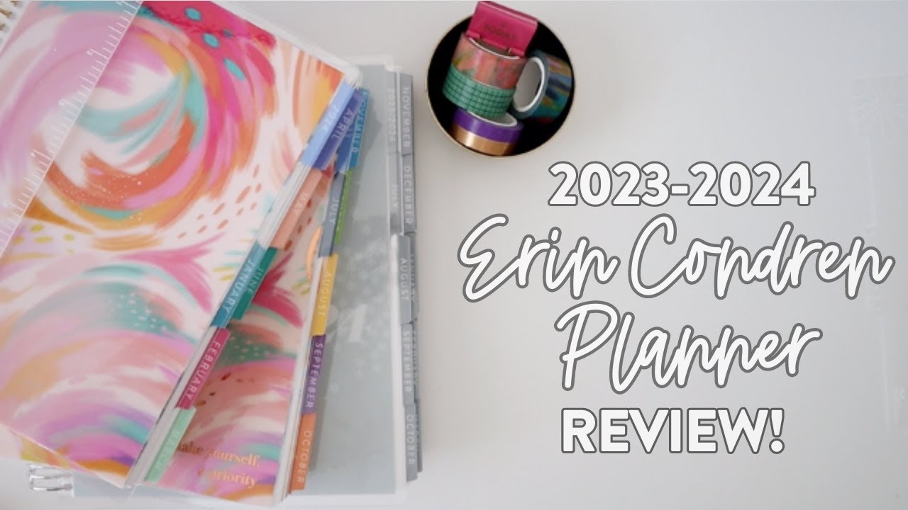 2023/2024 ERIN CONDREN LIFE PLANNER  REVIEW!