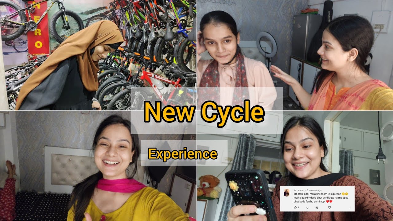 Hiba Ko Cycle Dilwai | So Blessed ☺️❤️ | Arshi Saifi