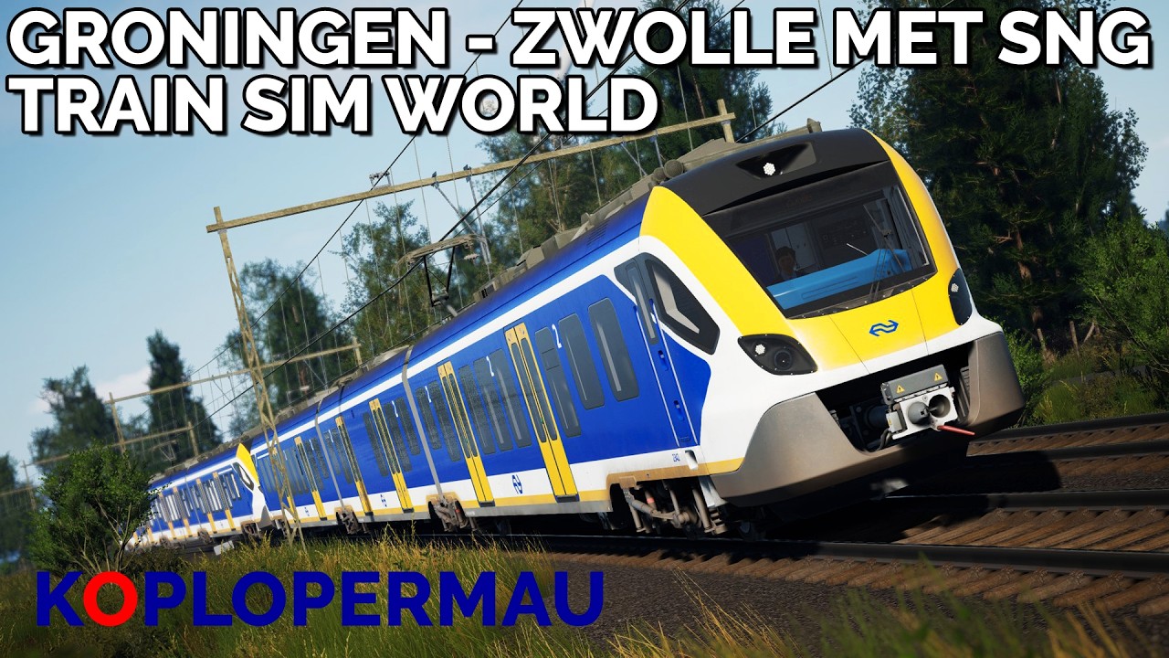 PREVIEW: Sprinter Groningen - Zwolle met de SNG in Train Sim World!