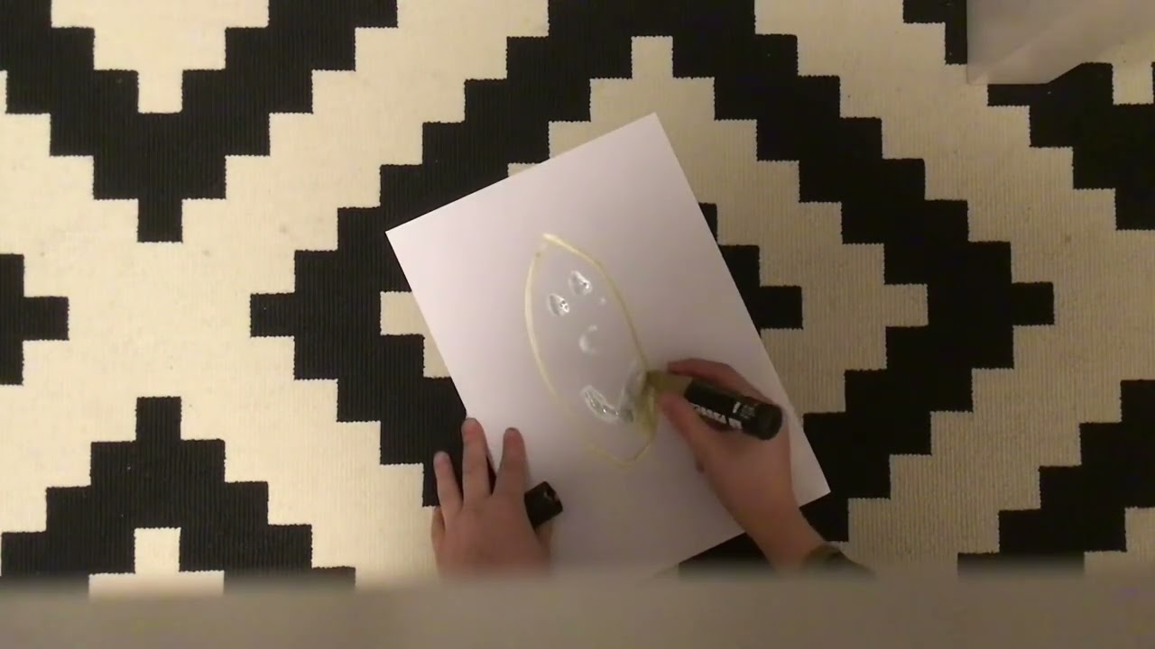 N&auml;r jag ritade med posca pennor