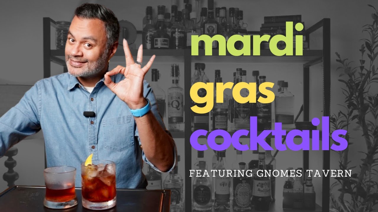 4 коктейля MARDI GRAS || Новый Орлеан || При участии @gnomestavern8285